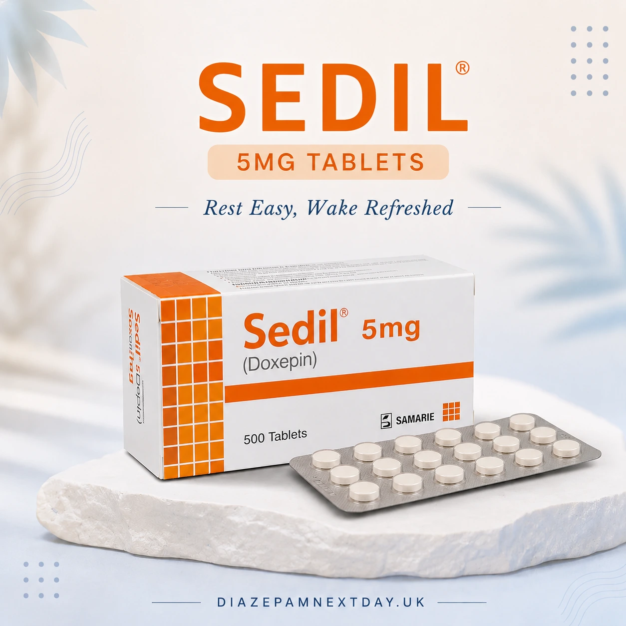 Sedil 5mg Diazepam Tablets